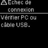 Echec de connexion - UP