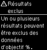 Resultats exclus objectif - UP