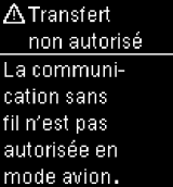 Transfert non autorisé - UP