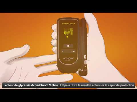 Comment réaliser une mesure de glycémie avec le lecteur Accu-Chek Mobile ?