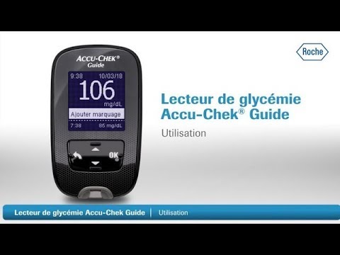 Comment utiliser le lecteur de glycémie Accu-Chek Guide ?